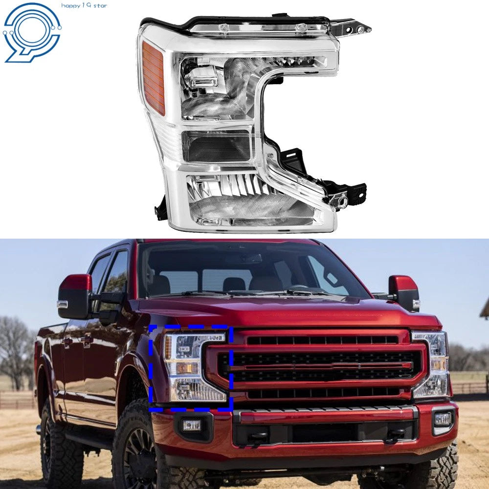 Halogen Headlight for Ford F250 F350 (2020–2022) Right Side Replacement
