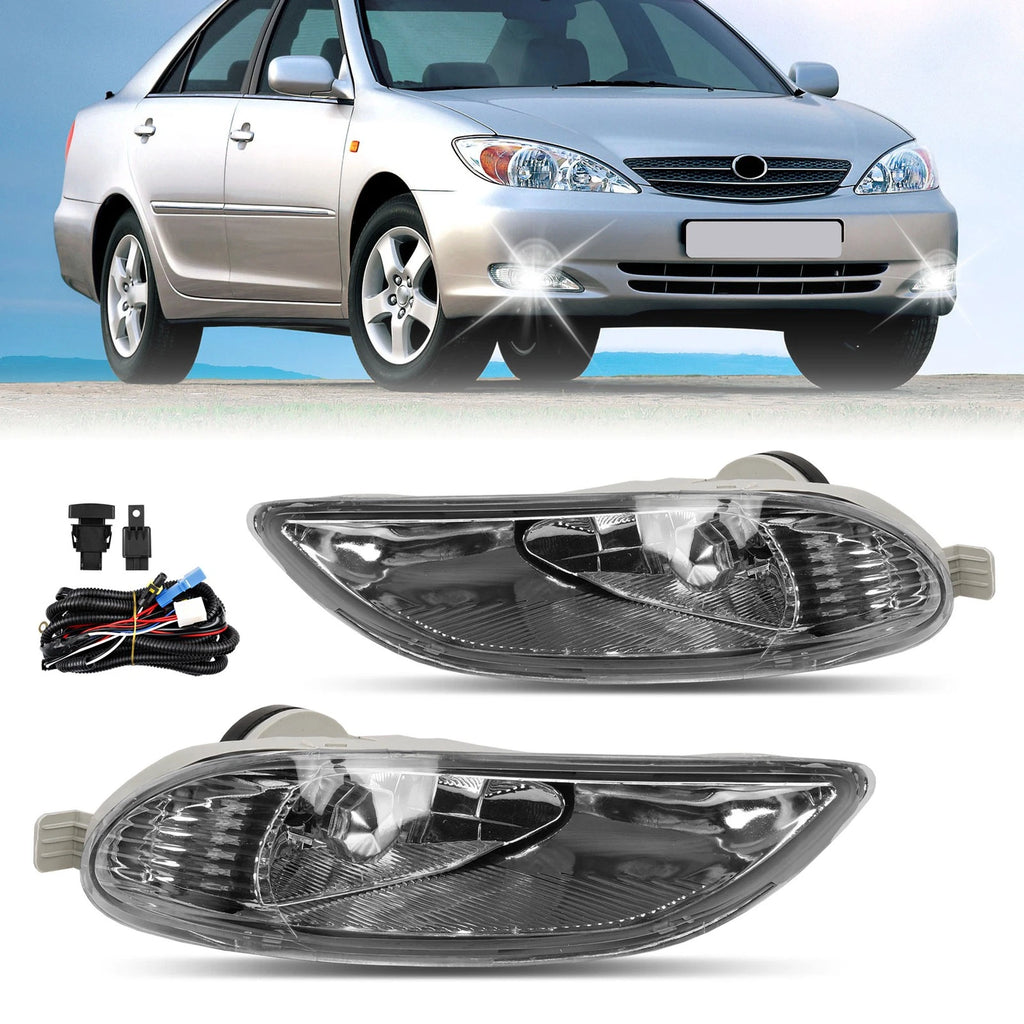 Pair Fog Lights for Toyota Camry/Corolla/Solara (2002–2008)