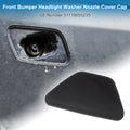 Front Left Headlight Washer Nozzle Cap for BMW M5 (2013–2016) Unpainted Black