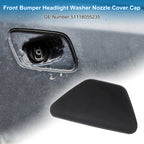 Front Left Headlight Washer Nozzle Cap for BMW M5 (2013–2016) Unpainted Black