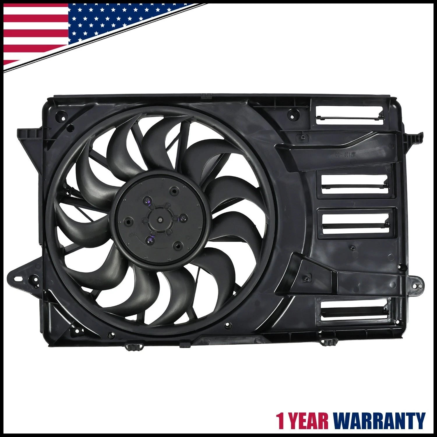Radiator Fan Assembly with Motor for Chevrolet Malibu L4 1.5L (2021–2022)