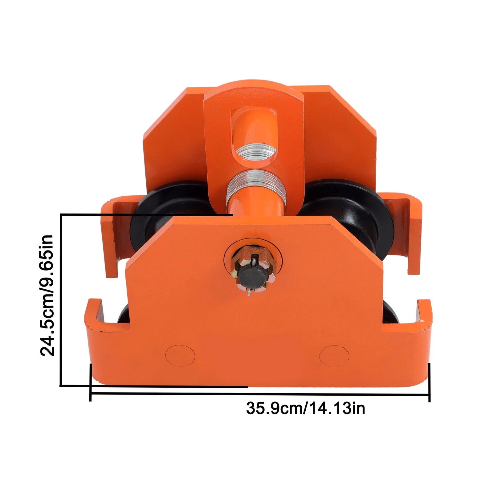 Alloy Steel Push Beam Trolley for Adjustable Applications (120-195mm)