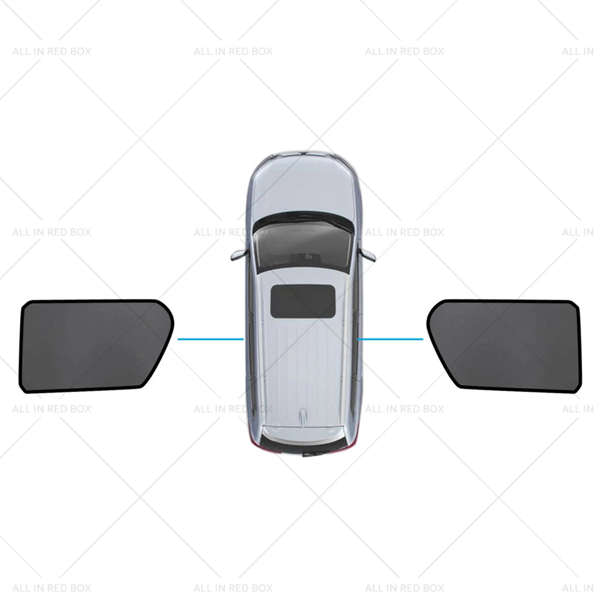 Magnetic Mesh Sun Blind Shades for Toyota Hilux SR5 (2015–2025)