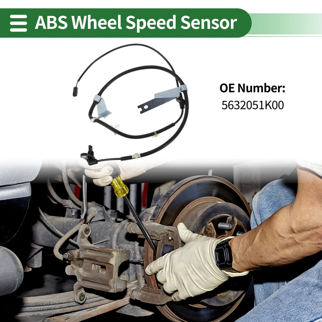 ABS Wheel Speed Sensor for Suzuki Splash (2008–2014) No. 5632051K00 Rear Left