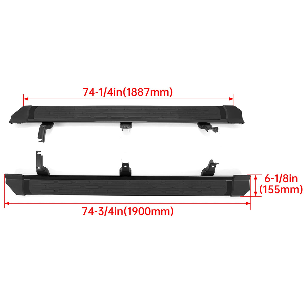 Set of 2 Side Step Nerf Bars for Ford Bronco (2021-2024)