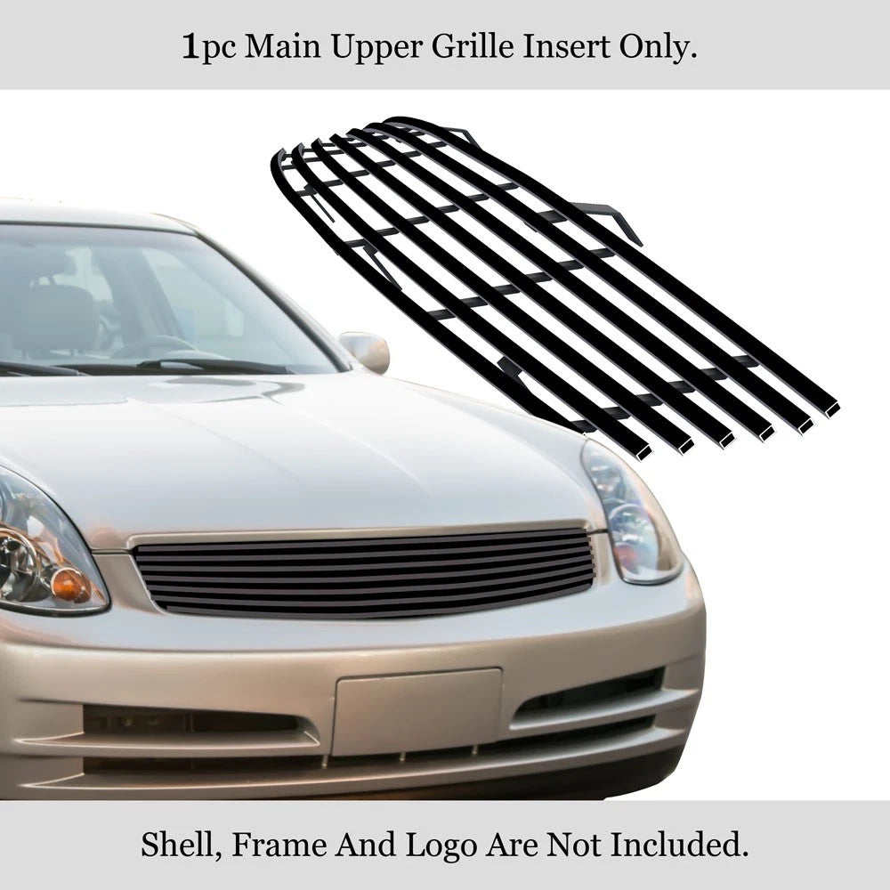 Billet Grille Inserts for Infiniti G35 Sedan (2003-2004)
