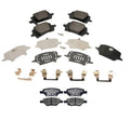 Set of 4 Brake Pads for Chevy Malibu (2004–2006) ACDelco w/Shims & Sensors