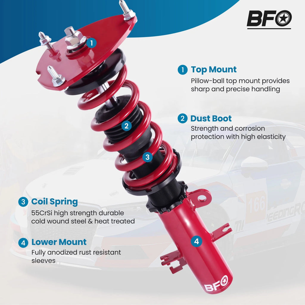 Coilovers for Nissan Altima (2007–2015) Adjustable Damper Suspension Kit