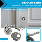 316 Stainless Steel Deck Door Latch Lock for Boat (Polished)