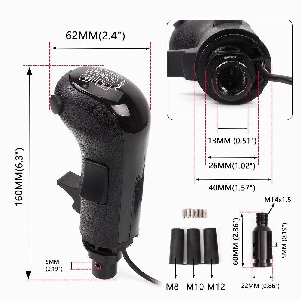 USB Shifter Gearshift Knob for Logitech G29 G27 G25/Thrustmaster