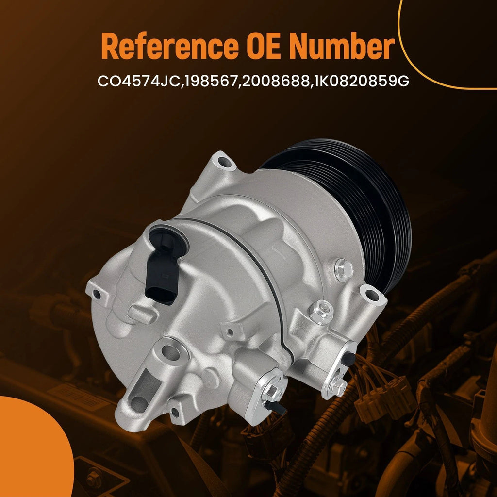 R134a AC Compressor for VW Golf Jetta Rabbit (2006–2014) CO4574JC