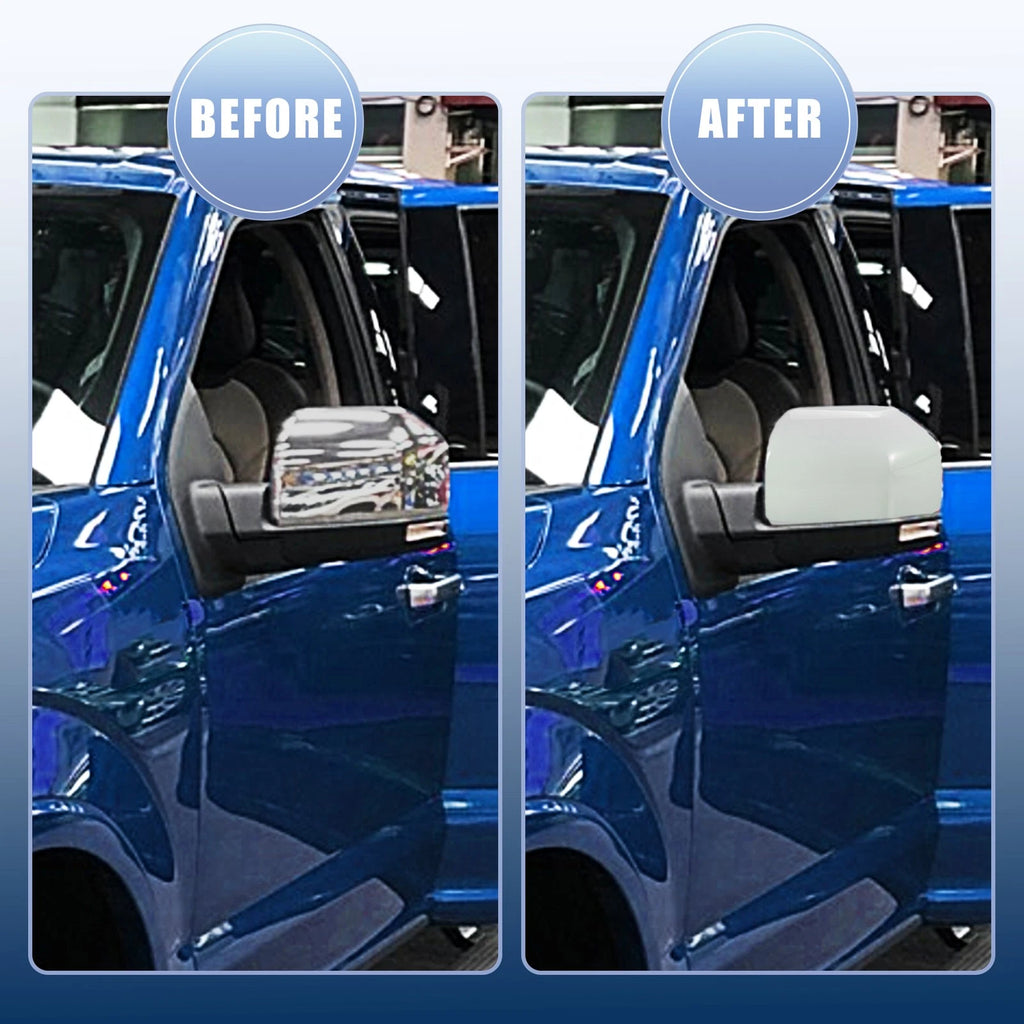 Rearview Mirror Cover Caps Overlay for Ford F150 (2015–2023) Z1 Oxford White
