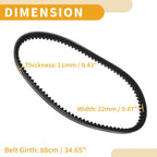 Drive Belt V-Belt No. 2760114F20000 for Suzuki UH 200 (2007)