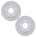 Set of 2 Rear Coated Disc Brake Rotors for Buick Allure, Chevy Impala (2006–2010)
