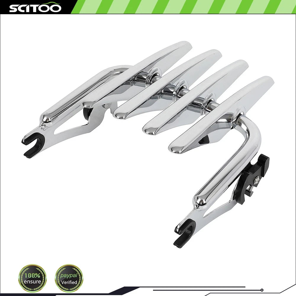 Detachable Stealth Luggage Rack for Harley Touring, Street Glide, Road King (2009–2022)