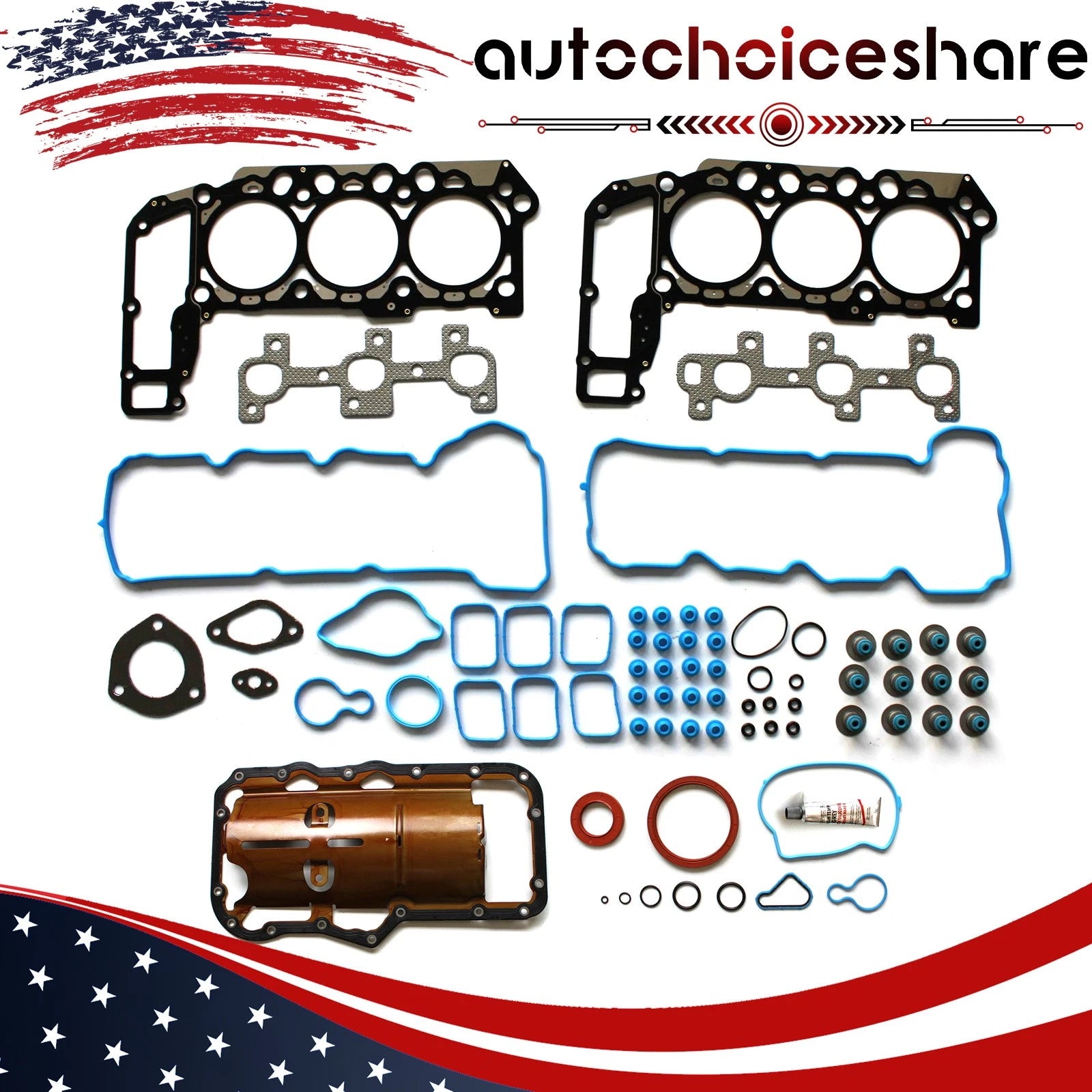 Full Gasket Set for Jeep Liberty Ram 1500 Dodge Nitro Dakota (2005–2012)