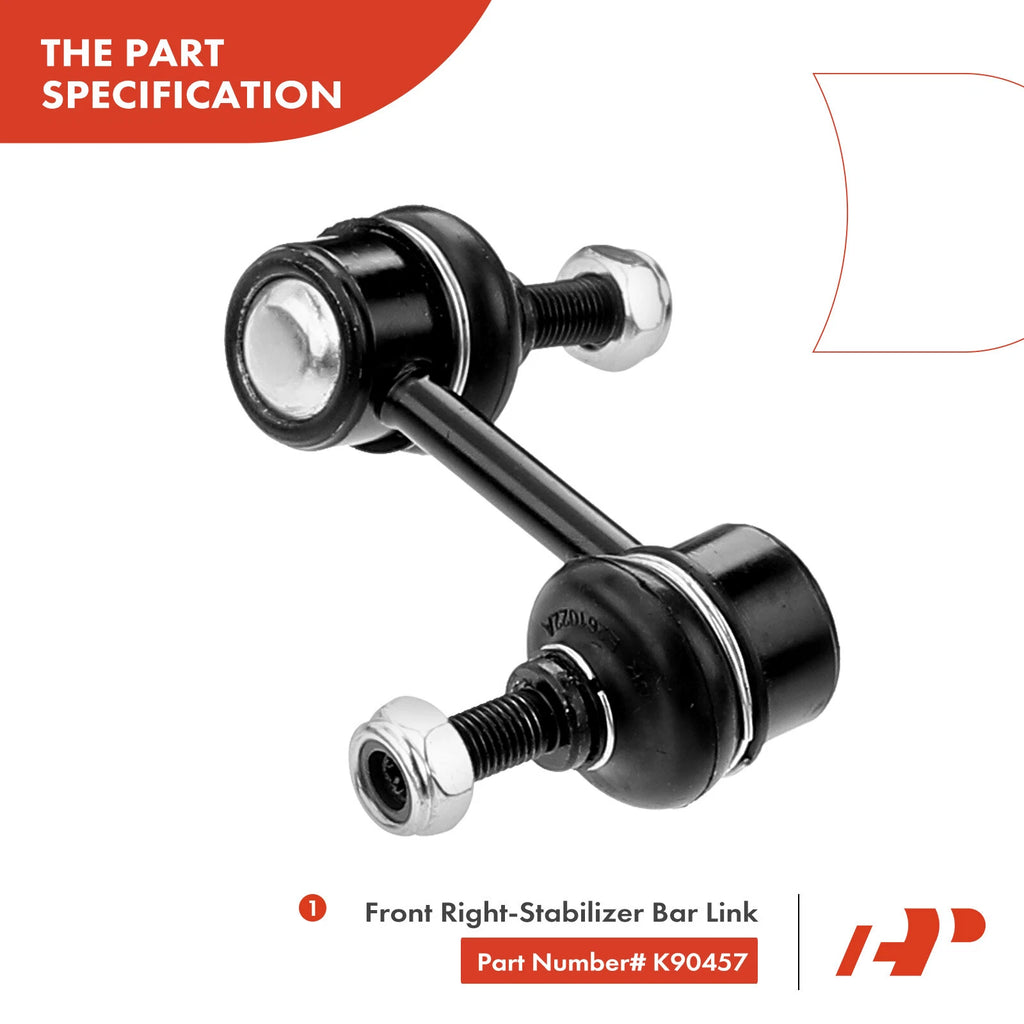 Set of 8 Front Control Arm Ball Joints for Honda Accord