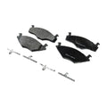 Front NAO Brake Pad Set for Volkswagen Cabriolet, Jetta (1985–1993)