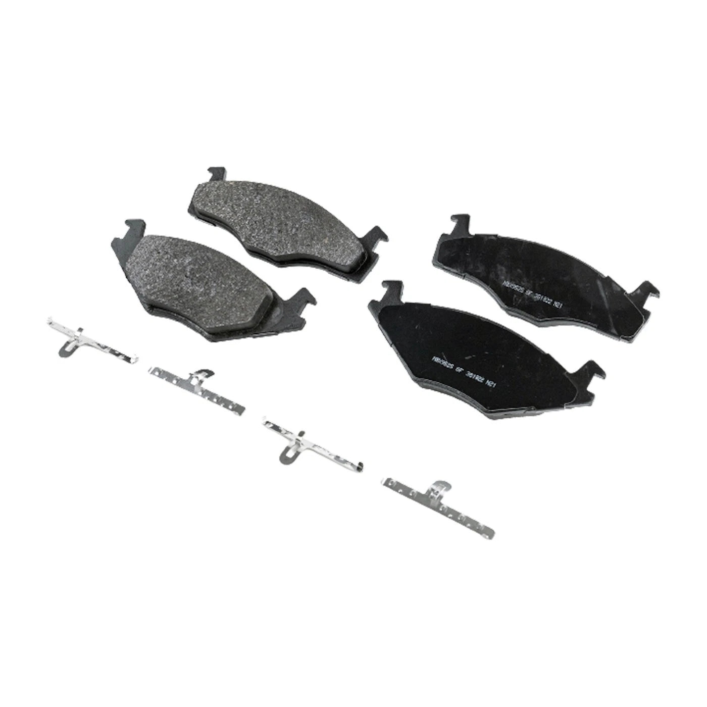 Front NAO Brake Pad Set for Volkswagen Cabriolet, Jetta (1985–1993)