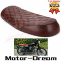 Cafe Racer Seat for Honda CB, Suzuki, Yamaha XJ (Flat Brat & Hump)