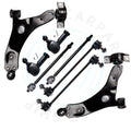 Set of 8 Front Lower Control Arm Inner Tie Rod Ends for Ford Focus (2000–2011)