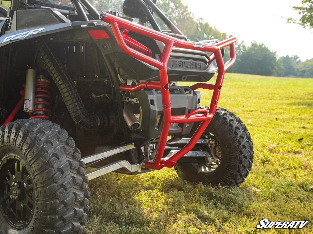 Heavy Duty Rear Bumper for Polaris RZR XP 1000 (2018–2023) - Red