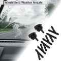 Set of 6 Windshield Washer Nozzles w/ Hose Connector for Mazda (No.KD4567510)
