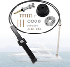 15 FT Back Mount Steering Cable Kit for Seastar Teleflex 