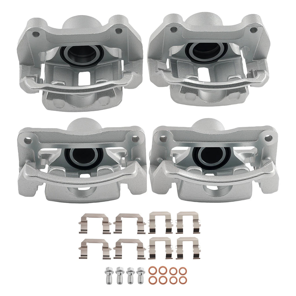 Front Rear Brake Calipers with Bracket for Chevrolet Equinox/GMC Terrain (2010–2017)