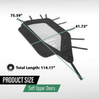 Soft Upper Doors for RZR XP 1000, XP Turbo, 900, 900 XC, S 900 (2014–2022)