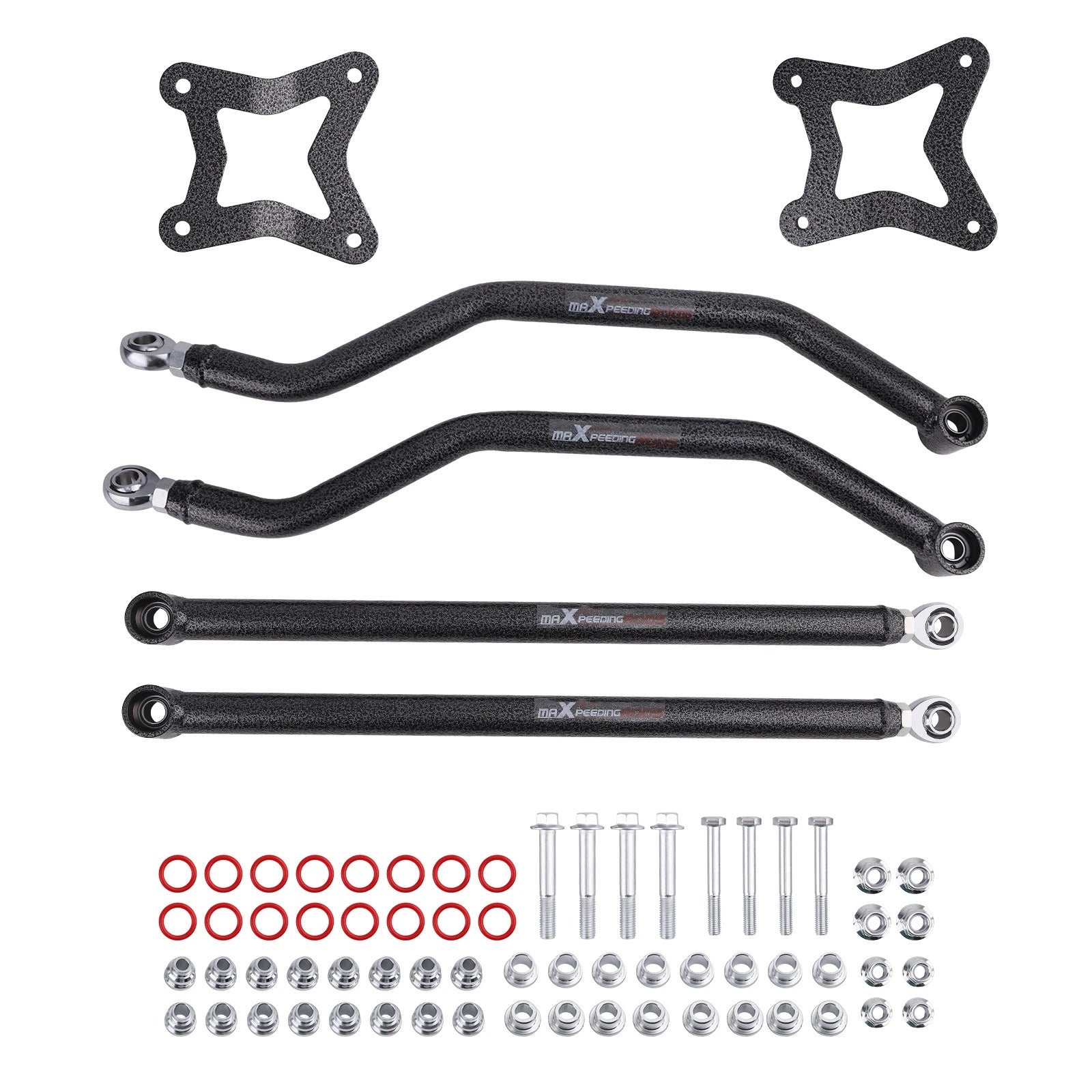 Set of 2 High Clearance Steel Rear Radius Arms for Polaris RZR XP 1000 (2014–2023)