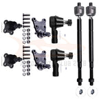Set of 8 Front Ball Joints Tie Rod End Linkage for Honda Passport (1998–2002)