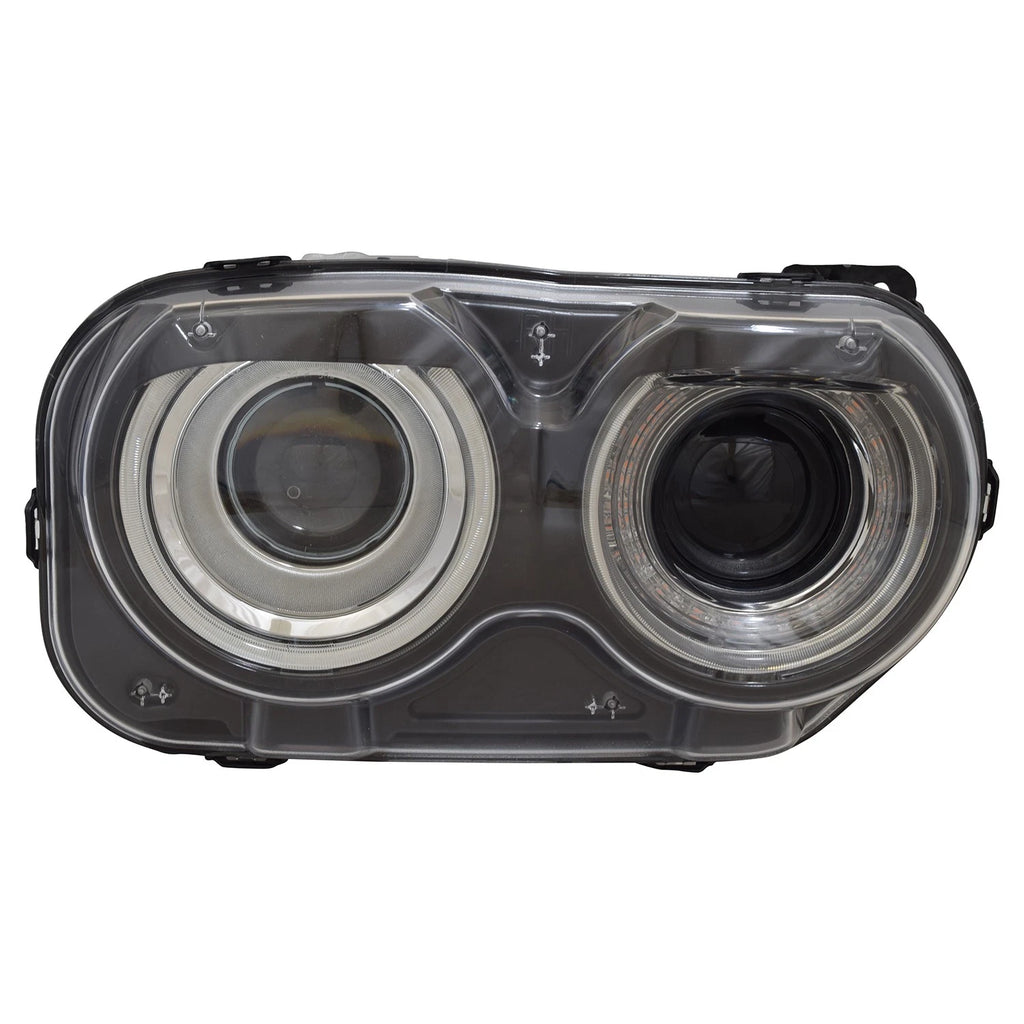 Replacement Passenger Halogen Headlight Assembly for 2015-22 Dodge Challenger