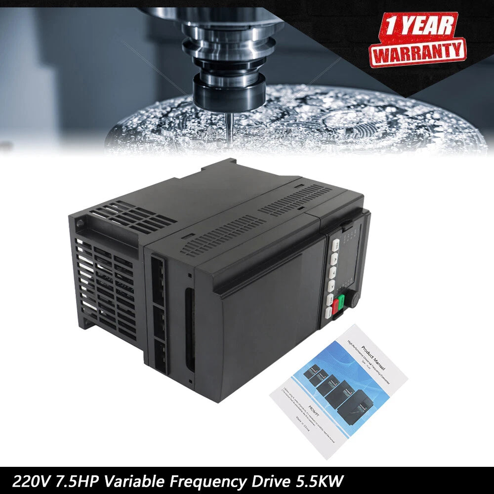 Variable Frequency Drive for AC Motors (220V, 7.5HP)