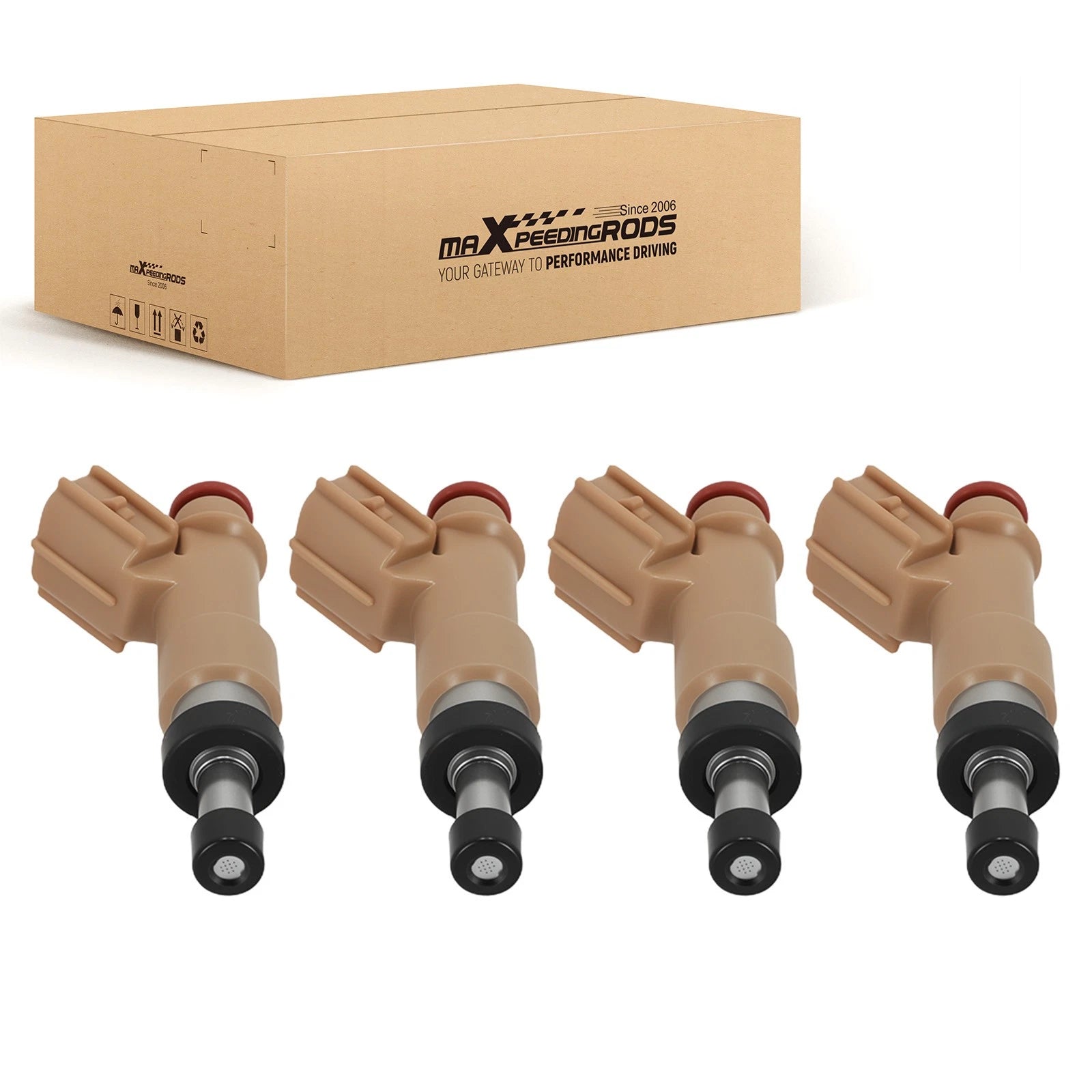 4x Fuel Injectors for Toyota Tacoma (2016–2022) 2.7L DOHC