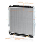 OE Style Aluminum Core Radiator for Toyota 4Runner (1996–2002) DPI-1998