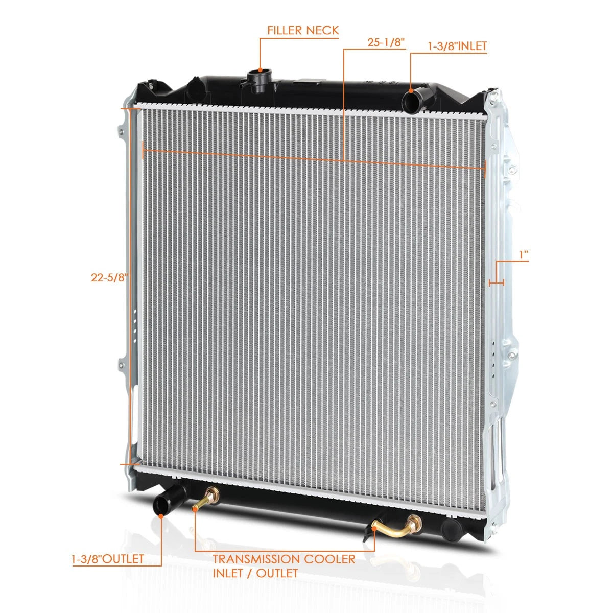 OE Style Aluminum Core Radiator for Toyota 4Runner (1996–2002) DPI-1998