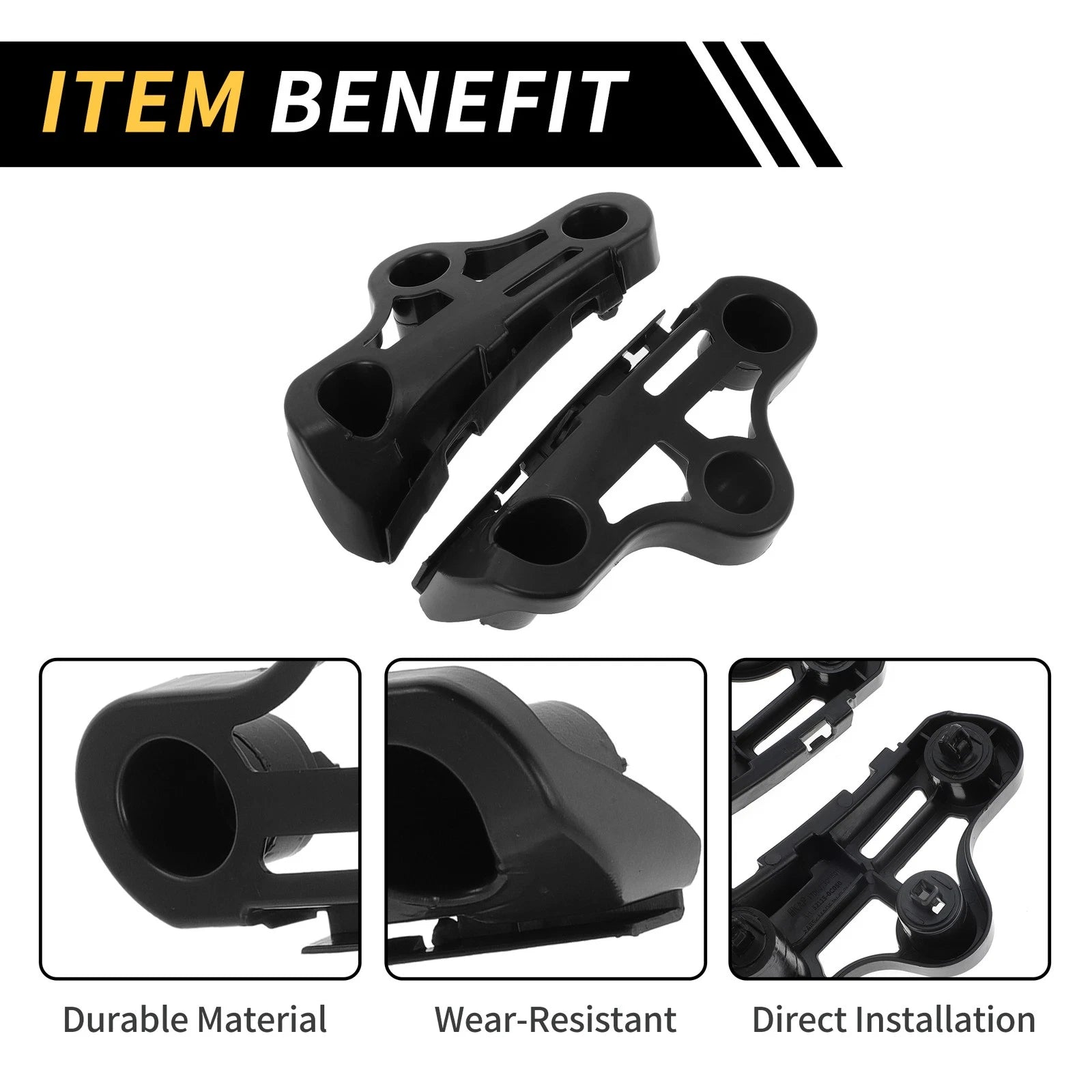 Pair Front Bumper Support Bracket for Toyota Tundra (2007–2013) No. 521160C020