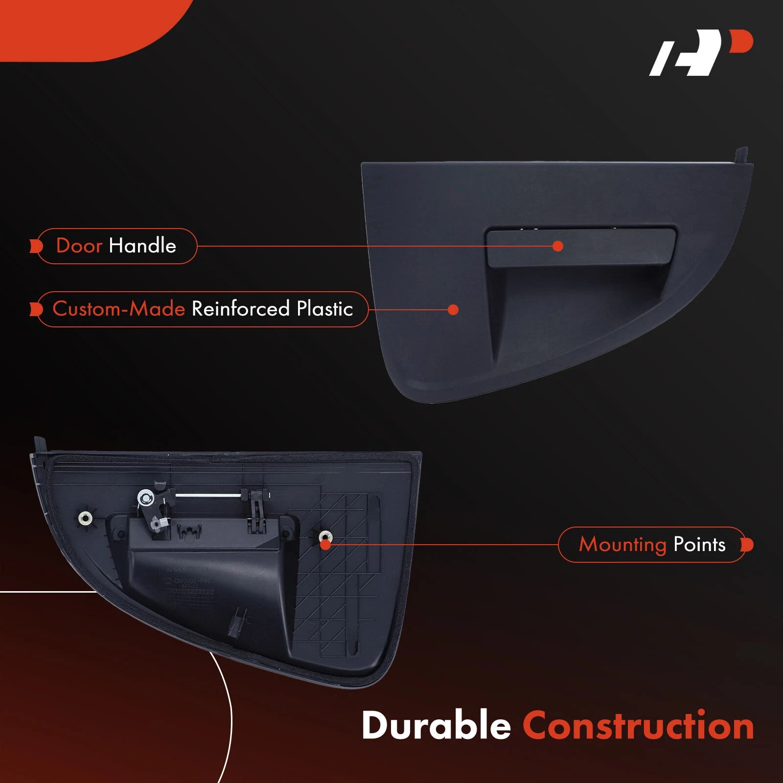 Rear Right Exterior Door Handle for Chevy Sonic (2012-2018)