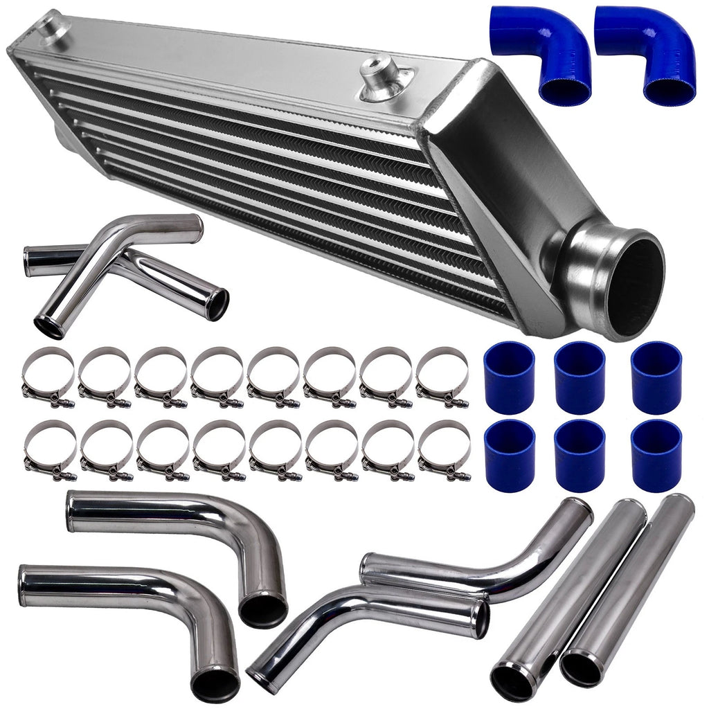 Universal Intercooler Kit for 27"–7"–2.5" with 2.5" Aluminum Pipe and Hose (2015–2020)