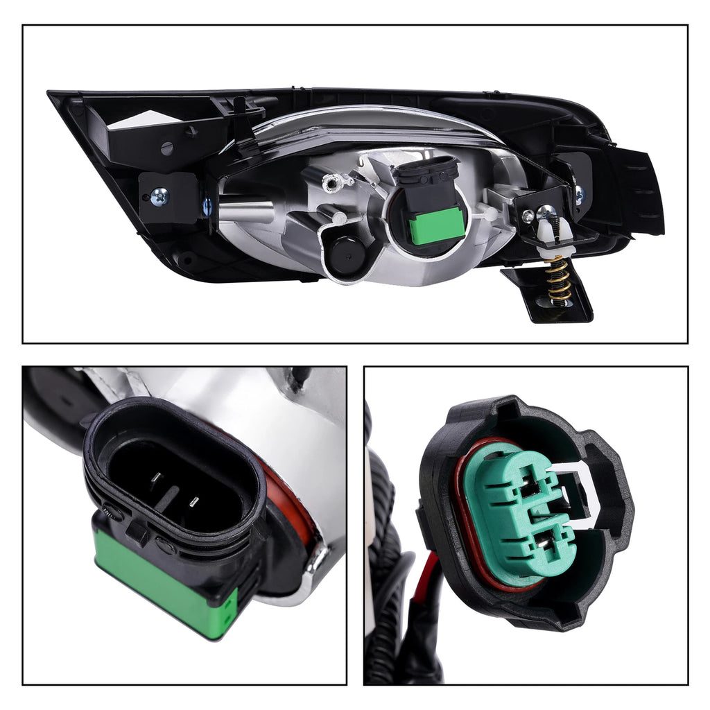 Pair Fog Lights for Honda Odyssey (2008–2010) Bumper Driving Lamps