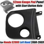 Gauge Pod Mount Bezel Panel for Honda S2000 (2000–2009) 52mm RHD