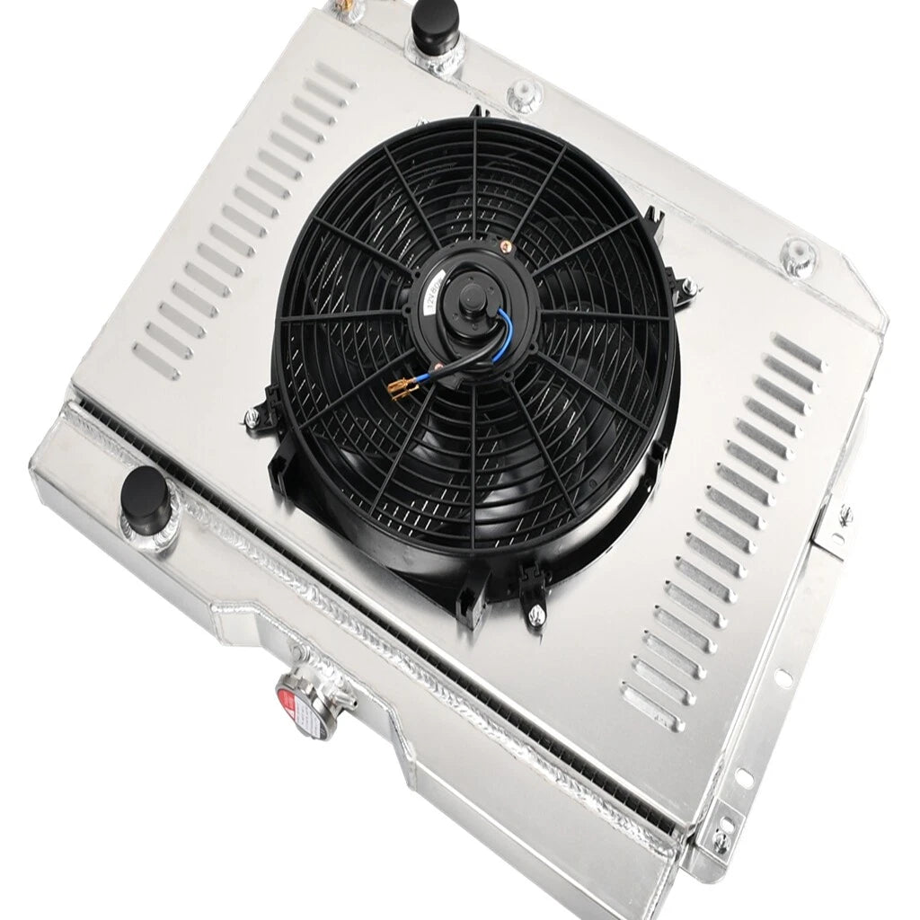 3 Row Radiator Shroud Fan for Chevy Impala Biscayne Bel Air El Camino (1959–1965)