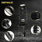 Set of 2 Front Complete Shocks with Springs for Buick Encore, Chevy Trax
