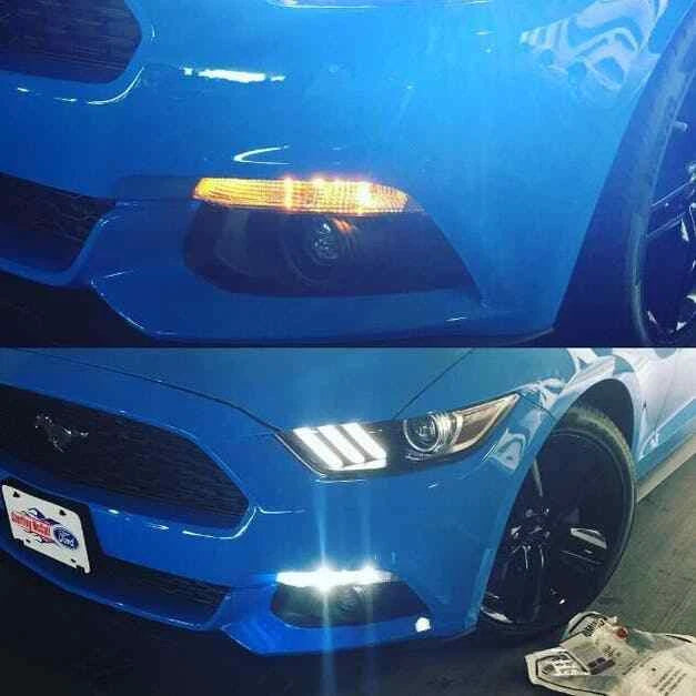 LED Switchback Turn Signal Bulbs Replacement for Shelby GT350 (2018–2020)