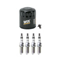 Wix Engine Oil Filter & NGK 4 Iridium IX Spark Plugs for Compass Dart (L4 B)
