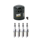Wix Engine Oil Filter & NGK 4 Iridium IX Spark Plugs for Compass Dart (L4 B)