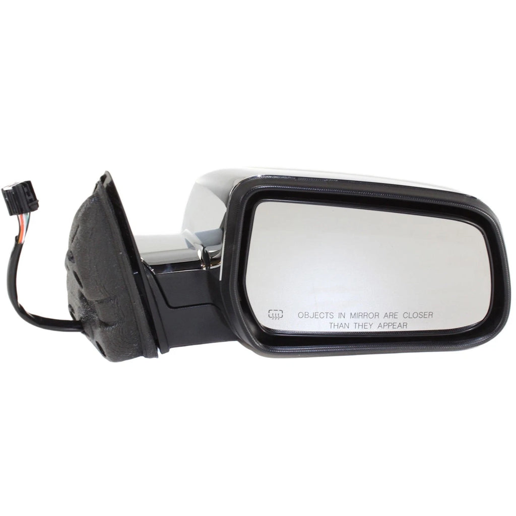 Power Mirror Set of 2 for Chevy Equinox (2010–2017) Heated Chrome Manual Folding