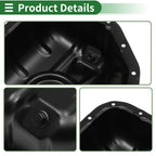 1 Pcs Engine Oil Pan No.1210246040 for Lexus GS300 (1998–2005) Iron Black