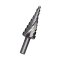 Step Drill Bit Set of 9 HSS Spiral Groove 4-20mm for Fast Chip Removal